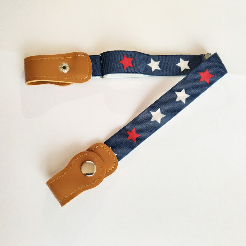 Hot New Children Elastic Belt Pants For Girls Boys Anti Deduction Belt Baby Nursery Essential Kid's Jeans Belt