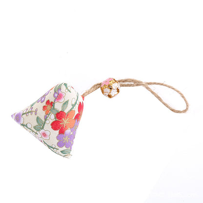 Cattery Manufacturers Sell Dragon Boat Festival Cat Dumplings With Bells Catnip NIP Cat Toy Cat Grass