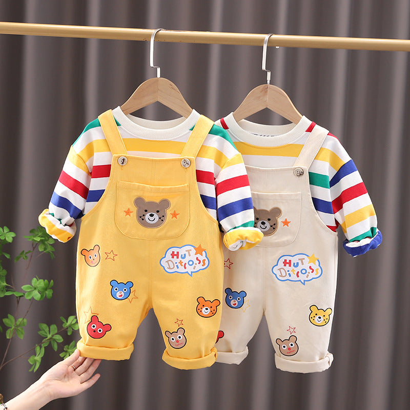 Boys' Top Overalls Suit