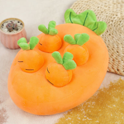Pet Pull Radish Chick Gopher Hide And Seek Plush Toy