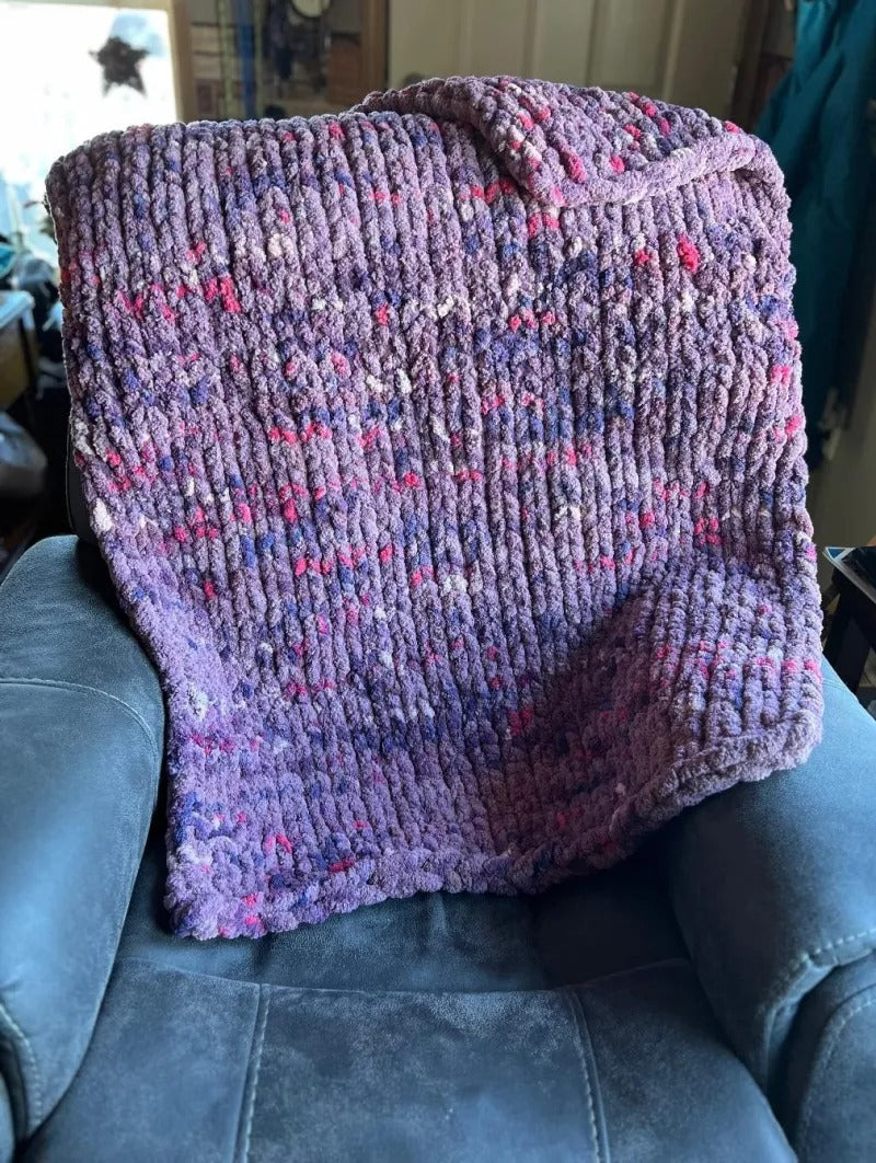 Tie Dye Mixed Berry Cozy Blanket