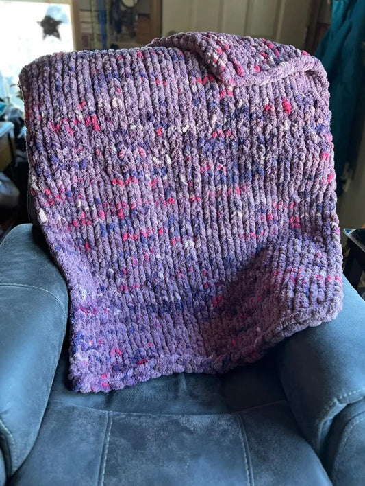 Tie Dye Mixed Berry Cozy Blanket