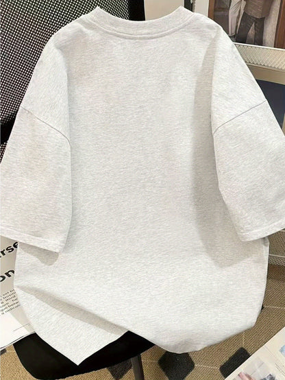 Womens Slimming Printed Three-Quarter Sleeve Top
